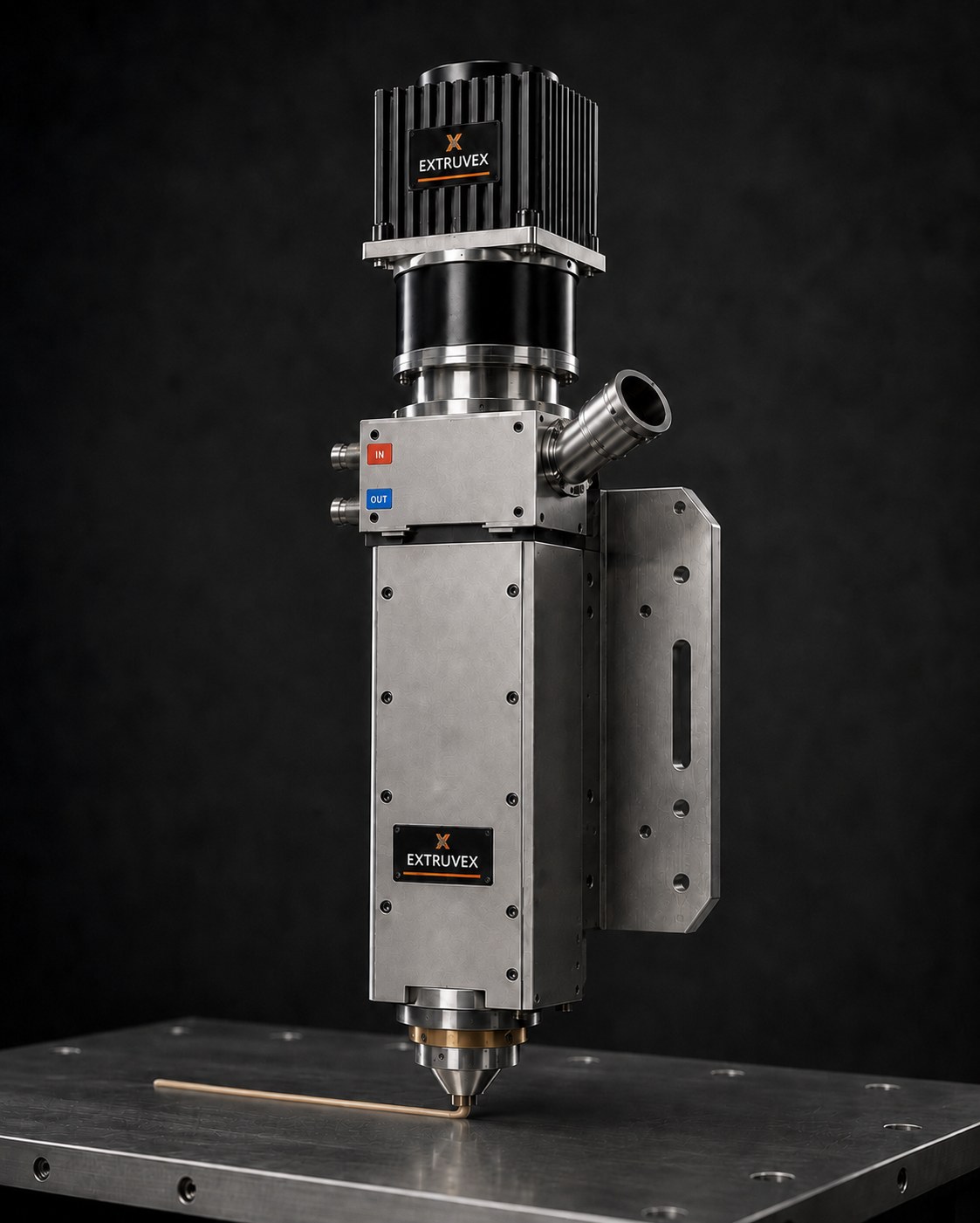 Tête d’extrusion à granulés monovis en continu EXTRUVEX